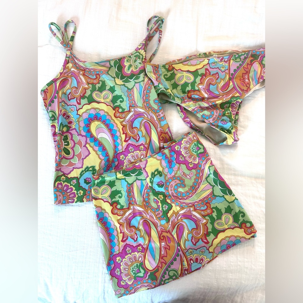Lands End Three-Piece Bathing Suit